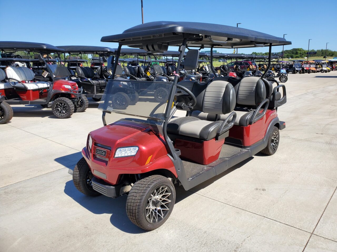 2023 Club Car Onward AC Electric Golf Cart, Candy Apple Red For Sale