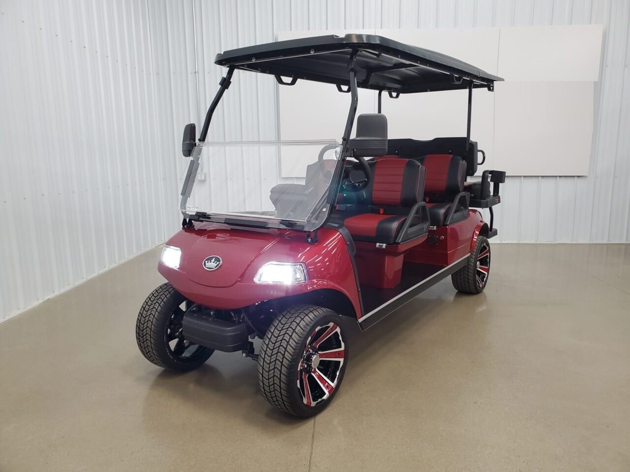 2023 Evolution Carrier 6 Plus Lithium Ion 6 Pass Golf Cart For Sale