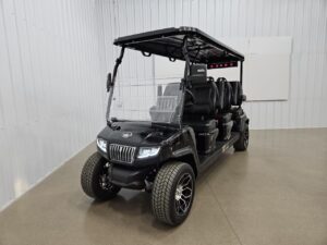 2024 Evolution D5 Ranger Lithium Ion Golf Cart Lsv, Black Sapphire For Sale