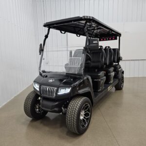 2024 Evolution D5 Ranger Lithium Ion Golf Cart Lsv, Black Sapphire For Sale