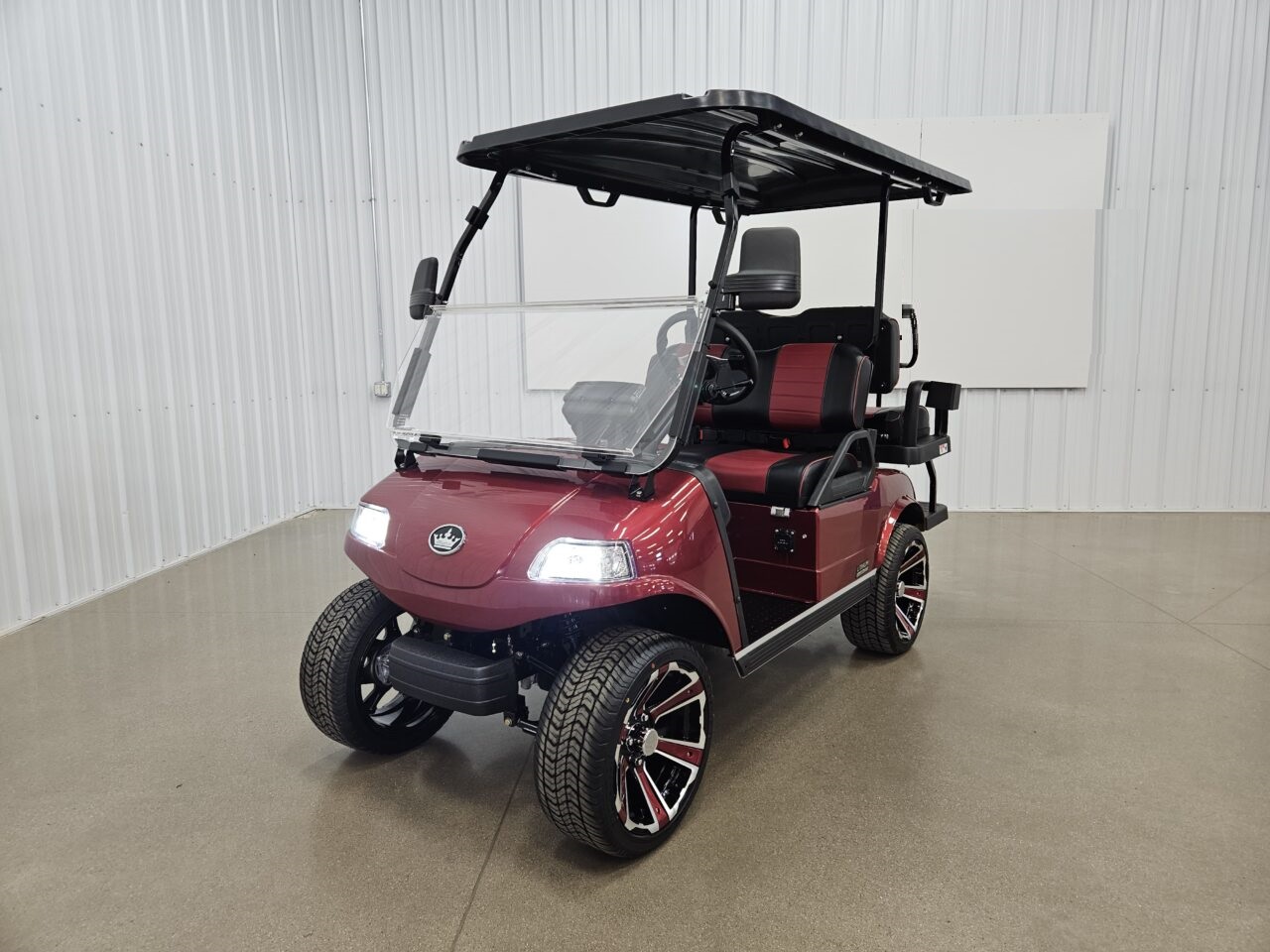 20231011_123220-3326-Flamenco-Red-2024-Evolution-Classic-4-Plus-Non-Lifted-Electric-Lithium-Ion-Golf-Cart-For-Sale