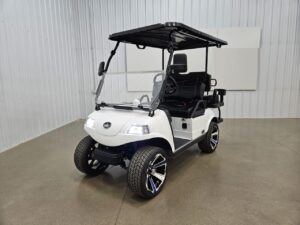 2024 Evolution Classic 4 Pro Lithium Ion Golf Cart, White For Sale