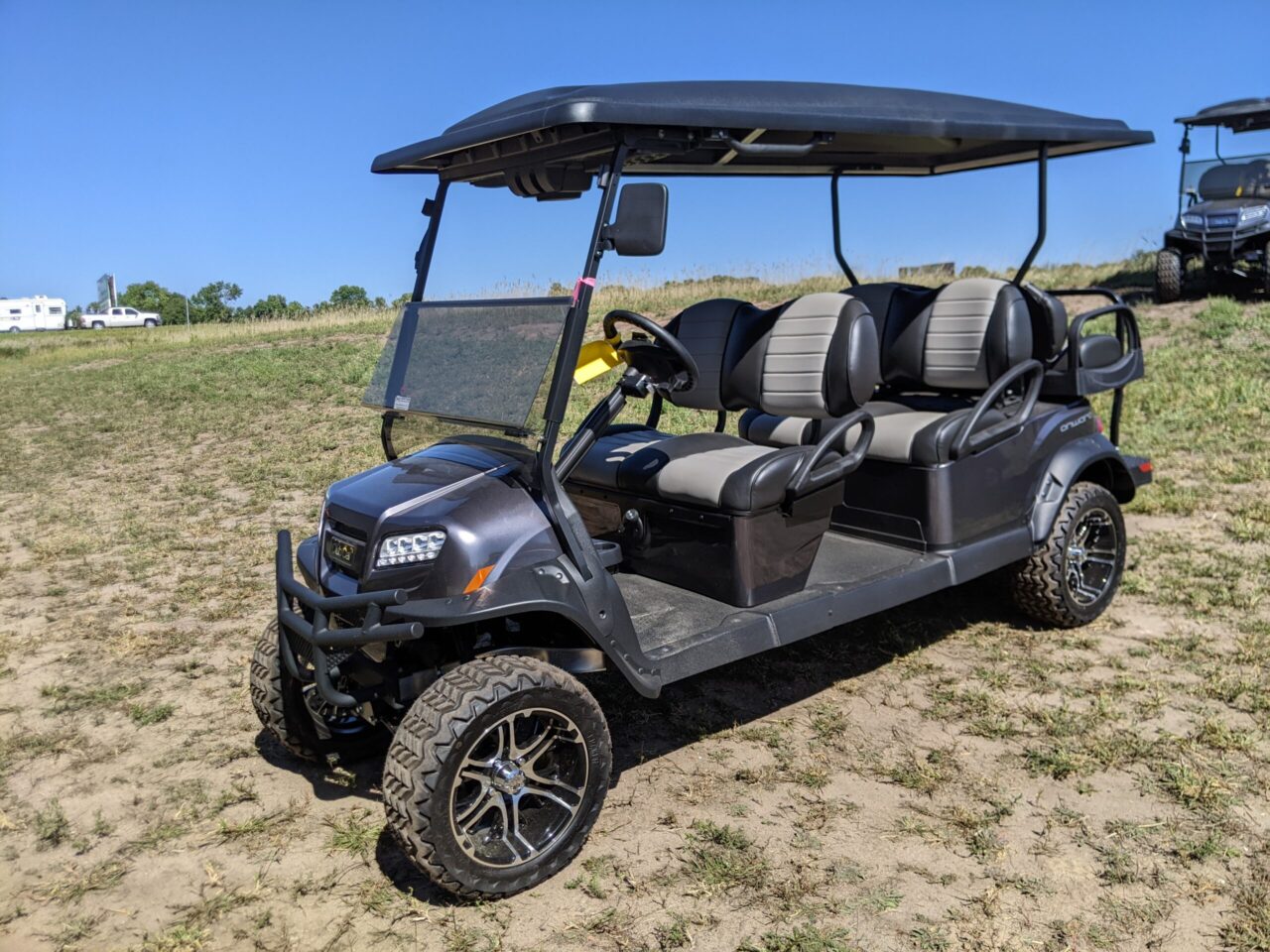 2023 Club Car Onward Gas EFI Golf Cart, Midnight Silver For Sale
